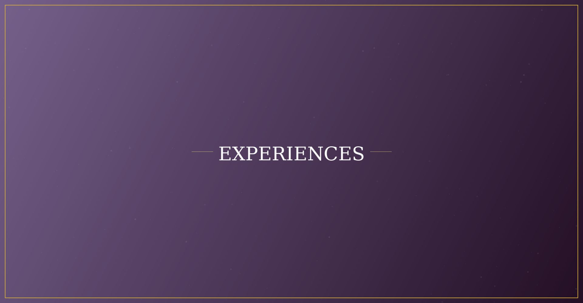 Explore Experiences