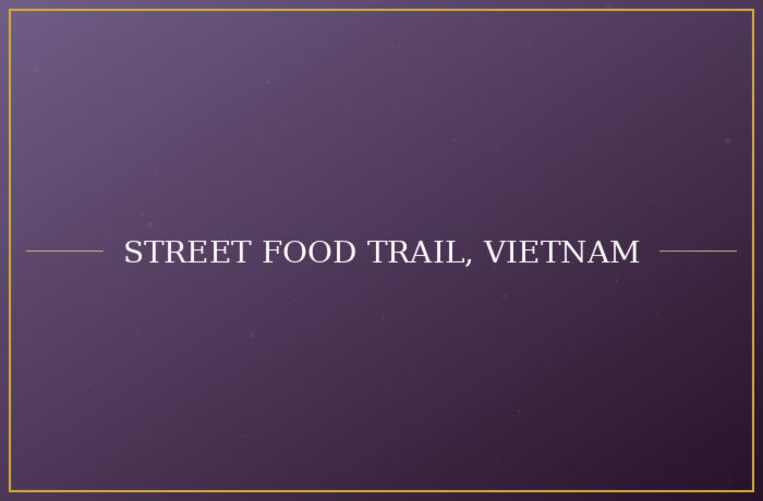Street food trail, Vietnam