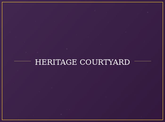 Heritage courtyard