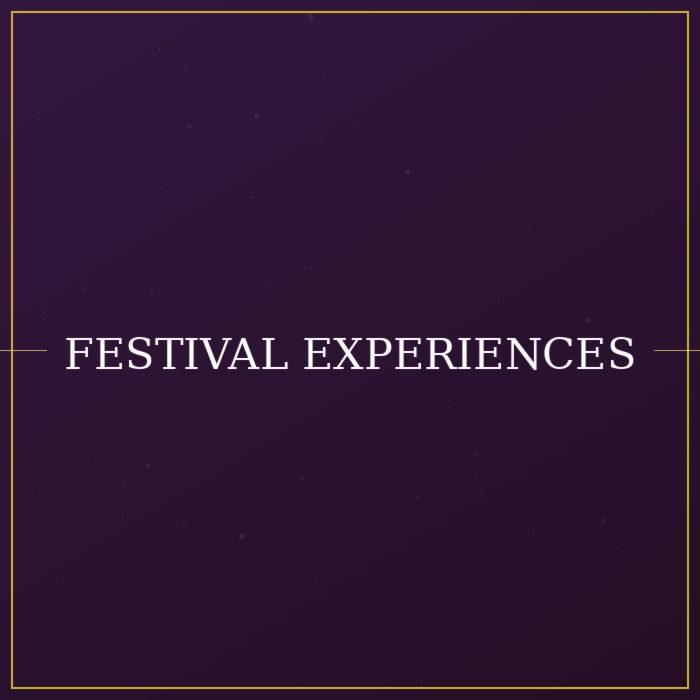 Festival Experiences